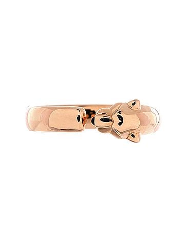 Cartier Panthere de Cartier Band Ring 18K Rose Gold with Onyx and Tsavorite 11mm (view 1)