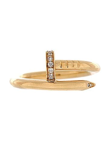 Cartier Juste un Clou Ring 18K Yellow Gold and Diamonds (view 1)