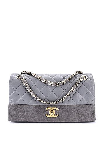Chanel Soft Elegance Flap Bag Quilted Distressed Calfskin Medium (view 1)