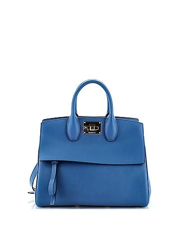 Salvatore Ferragamo Studio Satchel Leather Small (view 1)