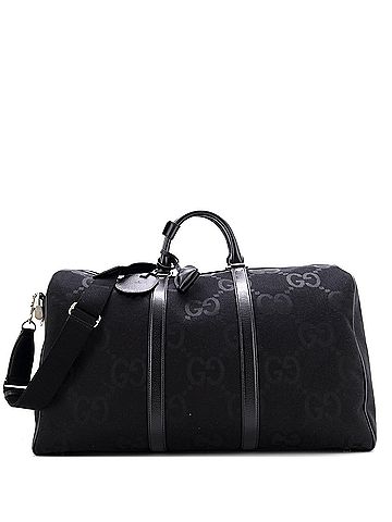 Gucci Duffle Bag Jumbo GG Embossed Leather Large (view 1)
