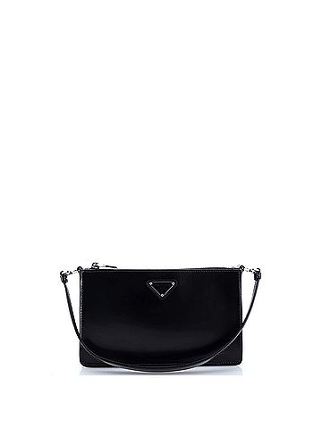 Prada Zip Shoulder Bag Spazzolato Leather Mini (view 1)
