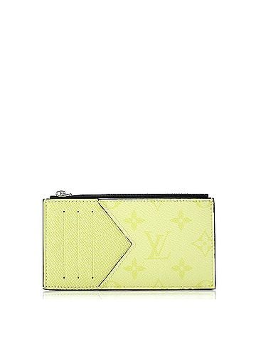 Louis Vuitton Coin Card Holder Monogram Taigarama (view 1)