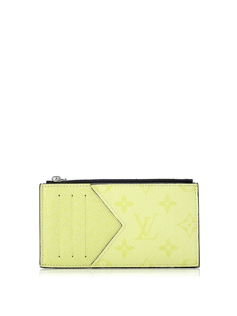 Louis Vuitton Green Coin Card Holder Monogram Taigarama One size - photo 1