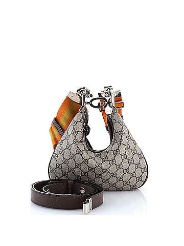 Gucci Attache Shoulder Bag GG Coated Canvas Small (view 1)
