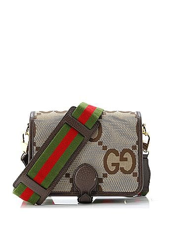 Gucci Buckle Messenger Bag Jumbo GG Canvas Small (view 1)