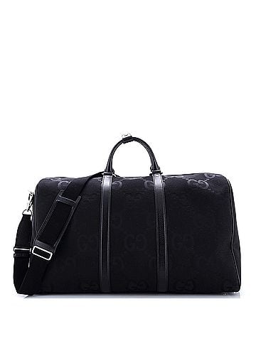 Gucci Duffle Bag Jumbo GG Embossed Leather Large (view 1)