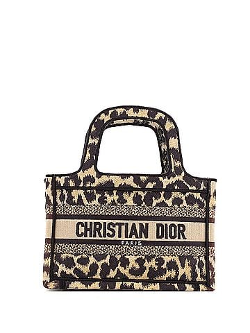 Christian Dior Book Tote Mizza Embroidered Canvas Mini (view 1)