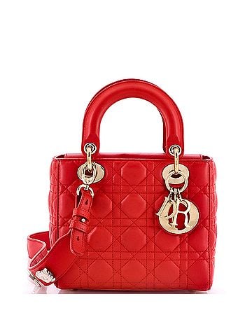 Christian Dior My Lady Dior Bag Cannage Quilt Lambskin (view 1)