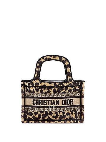 Christian Dior Book Tote Embroidered Canvas Mini (view 1)
