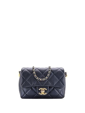Chanel My Perfect Adjustable Chain Flap Bag Quilted Iridescent Caviar Mini (view 1)
