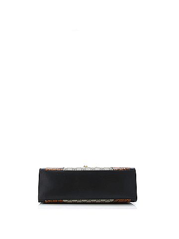 Gucci Osiride Top Handle Bag GG Coated Canvas and Leather with Snakeskin Medium (view 2)