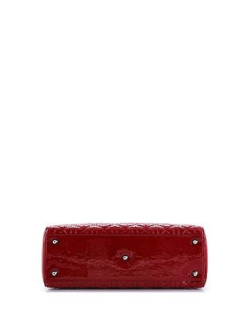 Christian Dior Lady Dior Bag Cannage Quilt Patent Large (view 2)