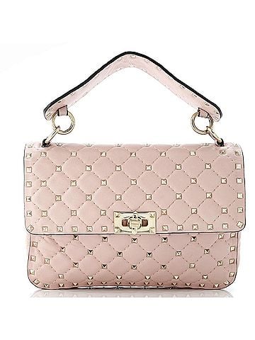 Valentino Garavani Rockstud Spike Flap Bag Quilted Leather Medium (view 1)