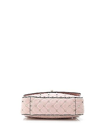 Valentino Garavani Rockstud Spike Flap Bag Quilted Leather Medium (view 2)