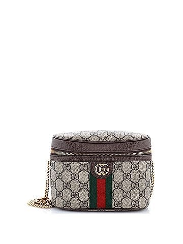 Gucci Ophidia Chain Belt Bag GG Coated Canvas Small (view 1)