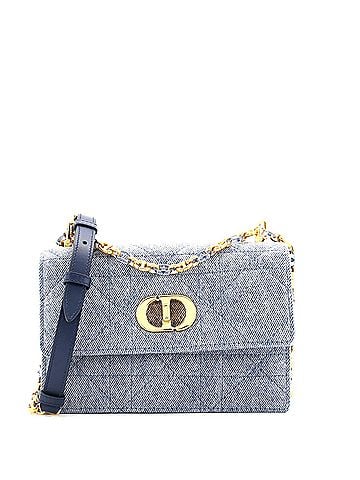 Christian Dior Miss Caro Flap Bag Cannage Quilt Denim Mini (view 1)
