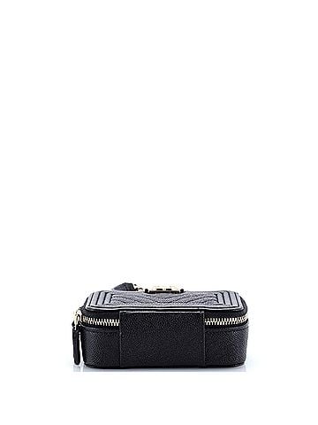 Chanel Boy Clutch with Chain Chevron Caviar (view 2)