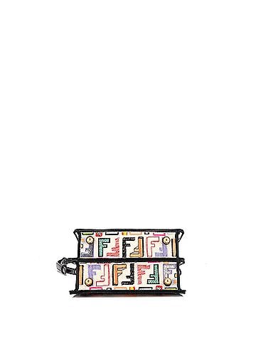 Fendi Peekaboo ISeeU Bag Embroidered Zucca Canvas Petite (view 2)