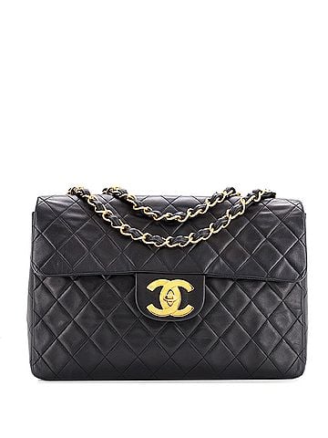 Chanel Vintage Classic Single Flap Bag Quilted Lambskin Maxi (view 1)
