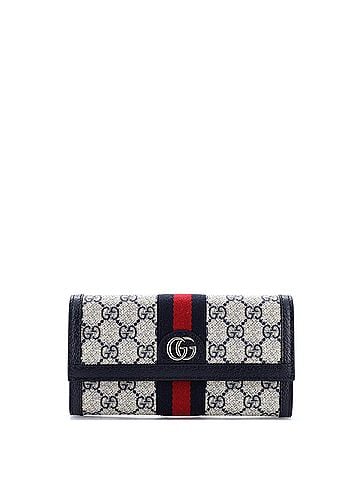 Gucci Ophidia Continental Wallet GG Coated Canvas (view 1)