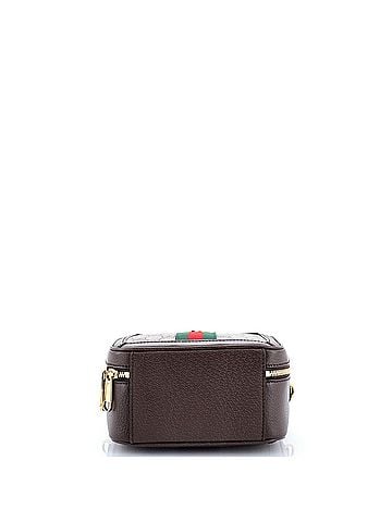 Gucci Ophidia Zip Around Top Handle Bag GG Coated Canvas with Leather Mini (view 2)