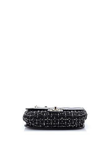Chanel Chain Handle CC Flap Bag Quilted Lambskin and Tweed Small (view 2)