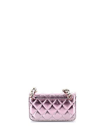 Chanel Coco Punk Chain Clutch Quilted Gradient Metallic Lambskin (view 2)