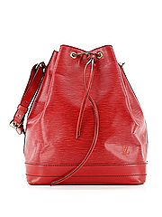 Louis Vuitton Leather Bucket Bag