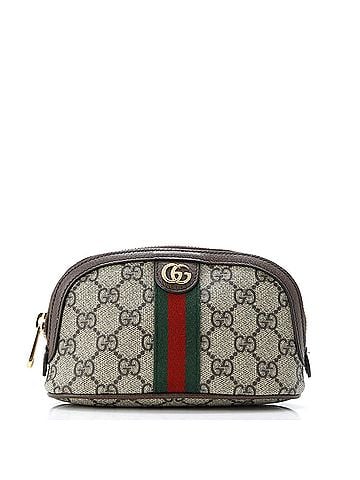 Gucci Ophidia Cosmetic Case GG Coated Canvas Medium (view 1)