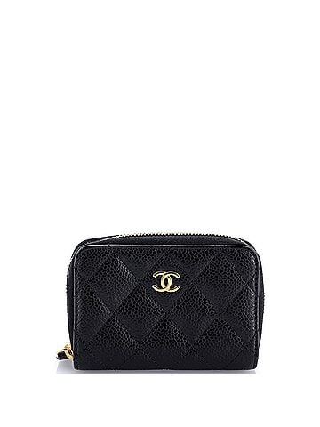 Chanel CC Zip Coin Purse Quilted Caviar Small (view 1)