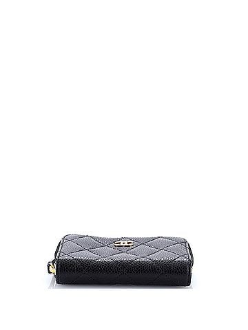 Chanel CC Zip Coin Purse Quilted Caviar Small (view 2)