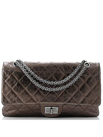 Chanel Reissue 2.55 Flap Bag Quilted Metallic Aged Calfskin 227 (view 1)