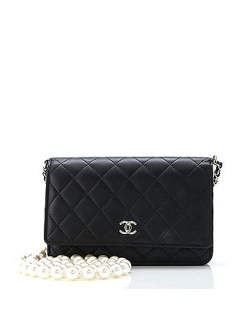 Chanel Pearl Strap CC Wallet on Chain Quilted Calfskin (view 1)