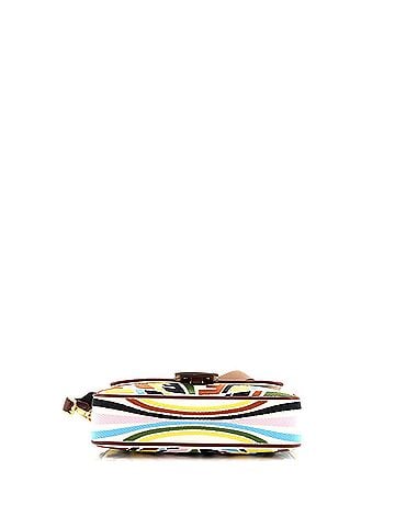 Fendi Baguette NM Bag Fish-Eye FF Embroidered Canvas Medium (view 2)