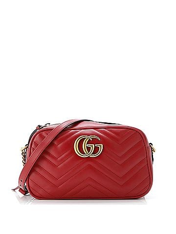 Gucci GG Marmont Shoulder Bag Matelasse Leather Small (view 1)