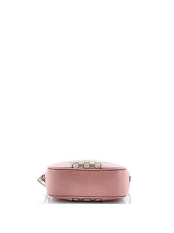 Gucci Bree Disco Crossbody Bag GG Canvas with Leather Mini (view 2)