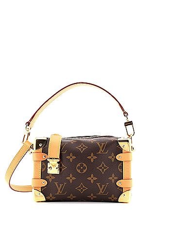 Louis Vuitton Side Trunk Handbag Monogram Canvas PM (view 1)