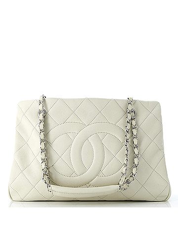 Chanel Timeless CC Shopping Tote Quilted Caviar Medium (view 1)