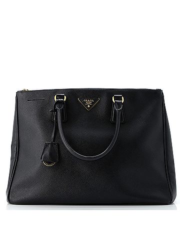 Prada Double Zip Lux Tote Saffiano Leather Medium (view 1)