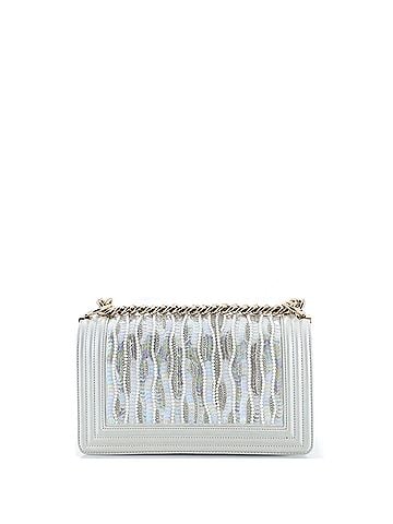 Chanel Boy Flap Bag Sequin and Pearl Embellished Leather Old Medium (view 2)