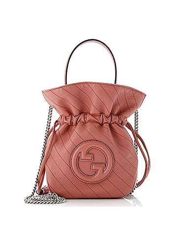 Gucci Blondie NM Bucket Bag Diagonal Quilted Leather Mini (view 1)