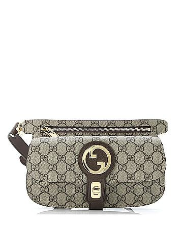 Gucci Blondie Flap Pocket Belt Bag GG Coated Canvas (view 1)