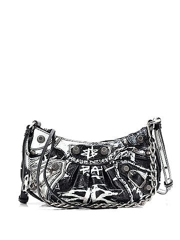 Balenciaga Le Cagole Graffiti Giant Studs Shoulder Bag Leather Mini (view 1)