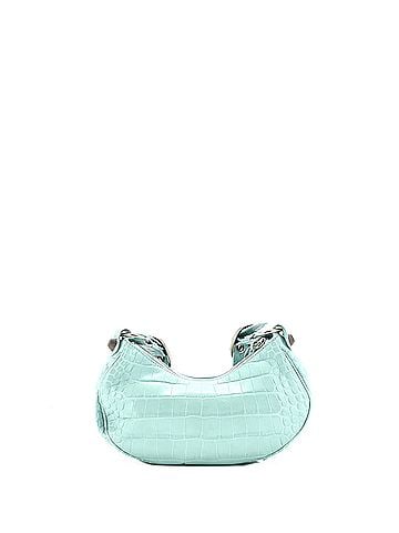 Balenciaga Le Cagole Giant Studs Shoulder Bag Crocodile Embossed Leather XS (view 2)