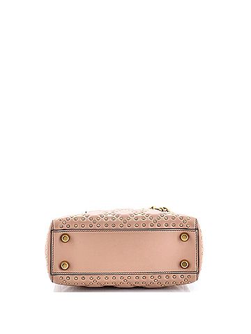Christian Dior Supple Lady Dior Bag Cannage Studded Lambskin Mini (view 2)