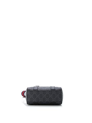 Gucci Convertible Web Open Tote GG Coated Canvas Mini (view 2)