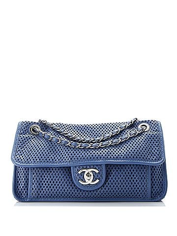 Chanel Up In The Air Flap Bag Perforated Leather Medium (view 1)