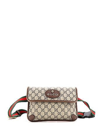 Gucci Neo Vintage Flap Belt Bag GG Coated Canvas (view 1)