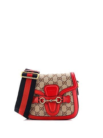Gucci Lady Web Shoulder Bag GG Canvas Small (view 1)